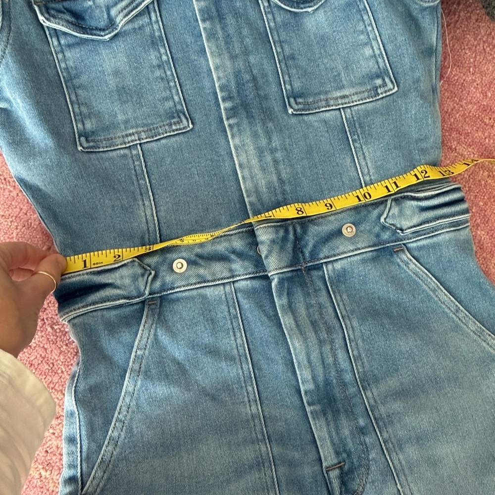 Good American: Fit for success denim jumpsuit Blue 274 - Picture 13 of 13